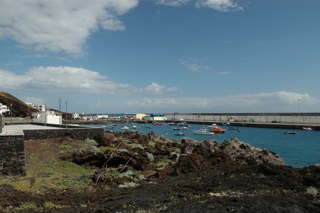 Puerto pesquero de La Restinga, en el sur de El Hierro
