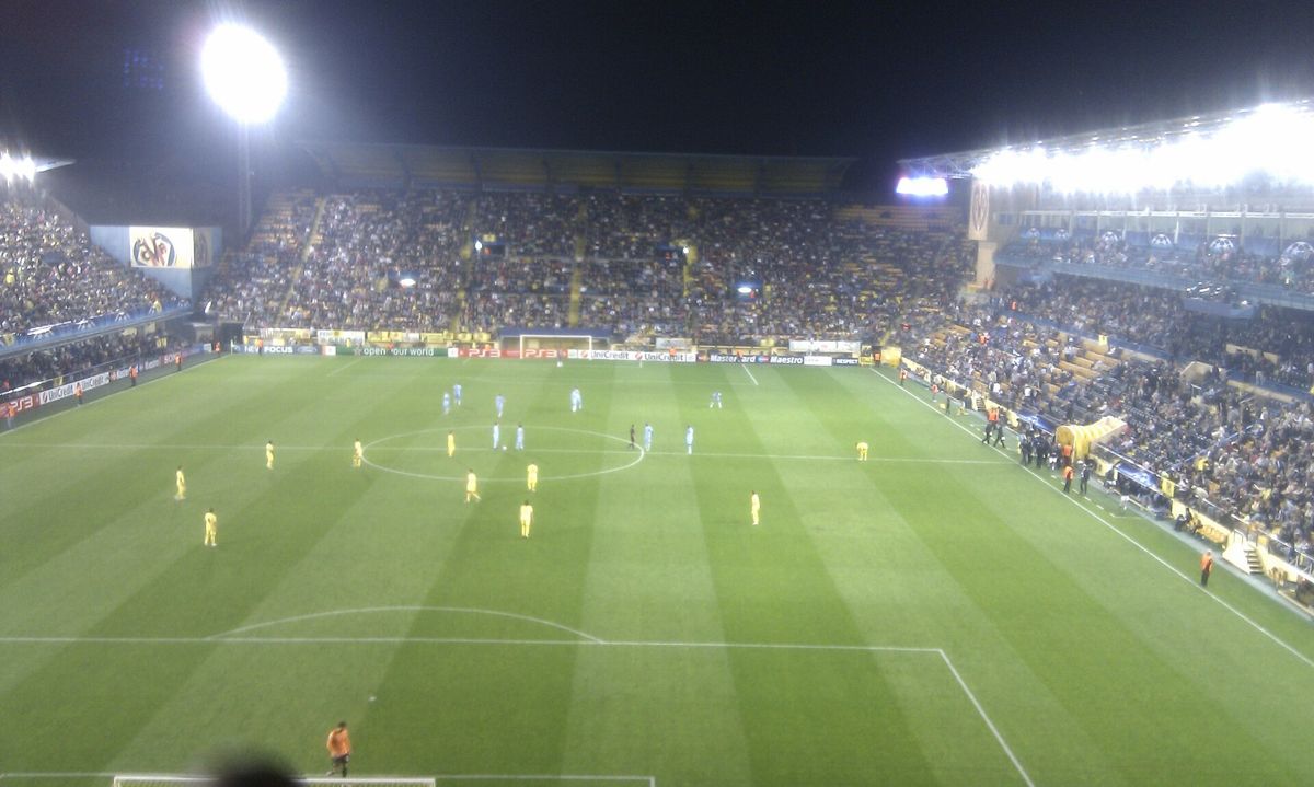 Vista del Estadio de la Cerámica, campo del Villarreal