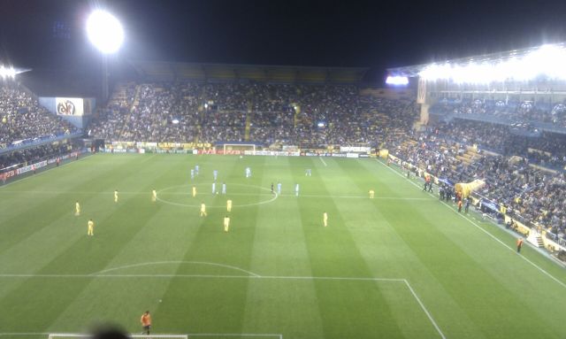 Vista del Estadio de la Cerámica, campo del Villarreal