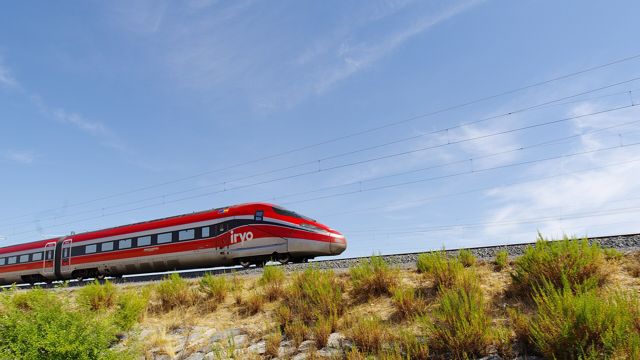 Tren de alta velocidad de la compañía Iryo