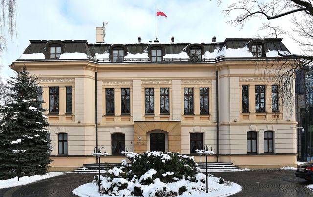 Edificio del Tribunal Constitucional de Polonia en Varsovia