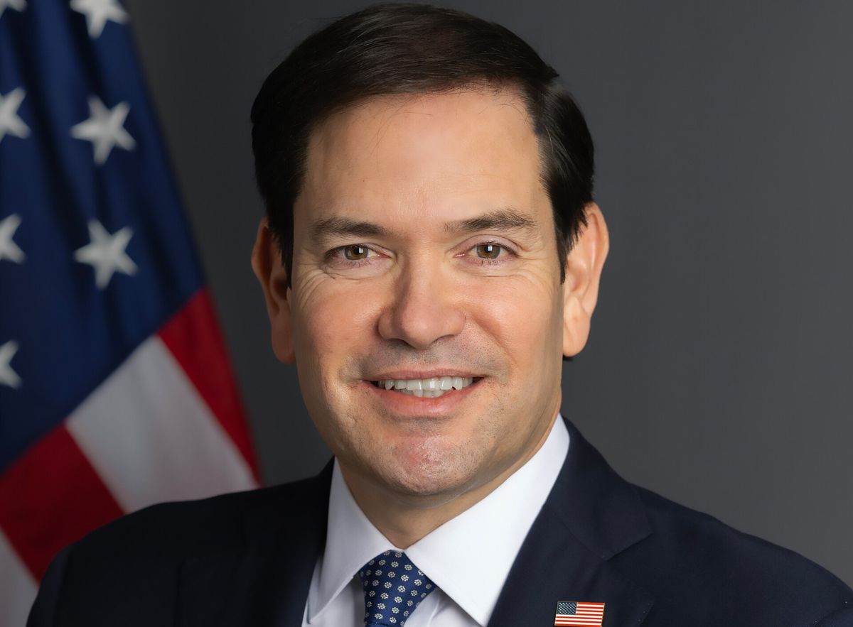 Retrato oficial de Marco Rubio, secretario de Estado de Estados Unidos