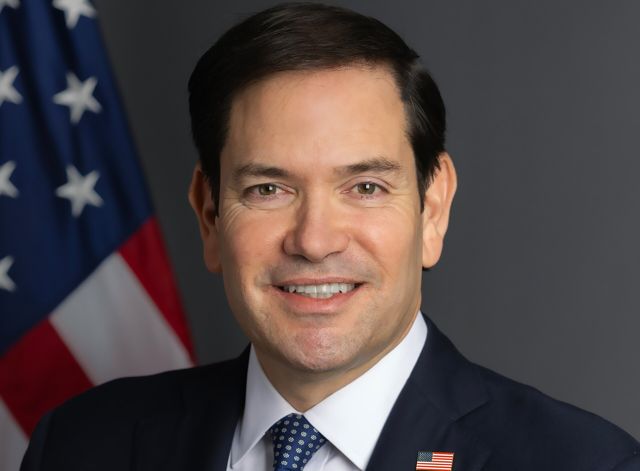 Retrato oficial de Marco Rubio, secretario de Estado de Estados Unidos