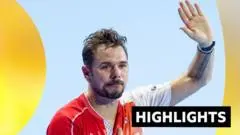 Wawrinka retires in front of home crowd after defeat to Lehecka