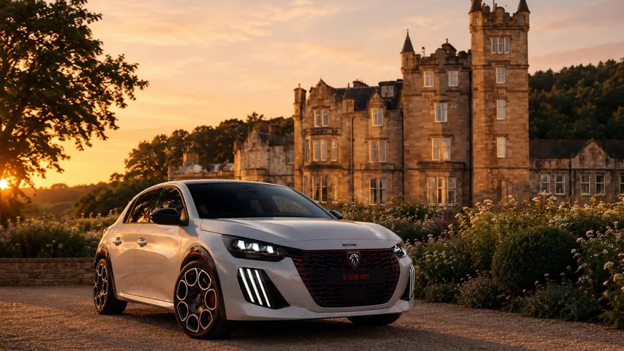 Así ha sido la experiencia exclusiva de Peugeot en Escocia para descubrir el nuevo E-208 GTi: conducción, whisky y diseño